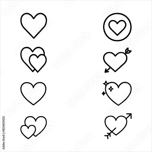 A Vibrant Romantic Love Icon Symbol, Showcasing Passion and Affection in a Flat Design Minimalist Vector for Digital Dating and Valentine Graphics Success.