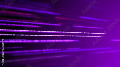 abstract line purple light design motion wave data technology texture background 

