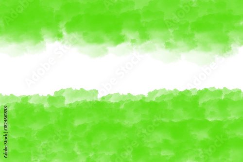 Abstract green and black jagged horizontal strip background