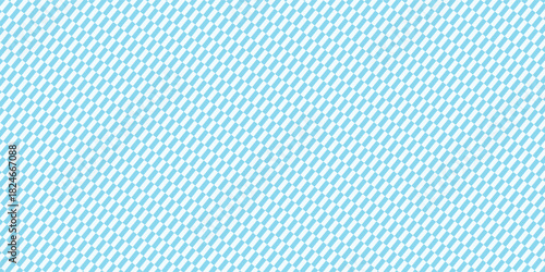 Texture with blue and white rhombus. Seamless banner for Bayern fabric. Vector Oktoberfest Bavarian pattern.