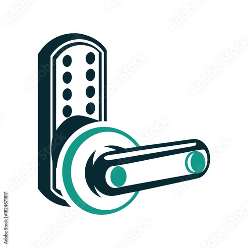 Smart Lock Vector Icon Set of Various Transportation Vehicles
