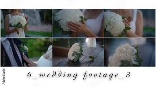 Bride with Fresh Flower Bouquet in Soft Natural Light