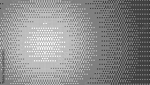 Dither gradient halftone pixel pattern set with abstract retro bitmap texture and vintage arcade dot grid for digital background design