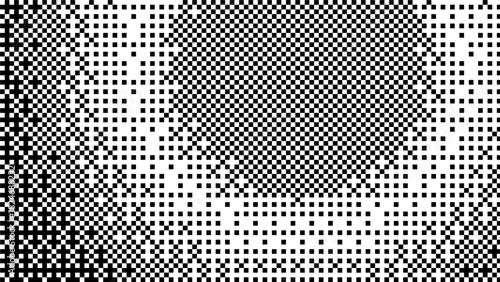 Dither gradient halftone pixel pattern set with abstract retro bitmap texture and vintage arcade dot grid for digital background design