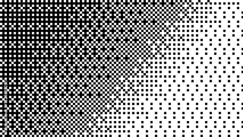 Dither gradient halftone pixel pattern set with abstract retro bitmap texture and vintage arcade dot grid for digital background design