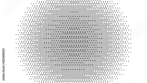 Dither gradient halftone pixel pattern set with abstract retro bitmap texture and vintage arcade dot grid for digital background design