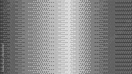 Dither gradient halftone pixel pattern set with abstract retro bitmap texture and vintage arcade dot grid for digital background design