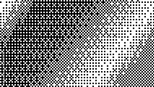 Dither gradient halftone pixel pattern set with abstract retro bitmap texture and vintage arcade dot grid for digital background design