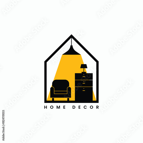 Furniture and Interior Branding Logo Illustration