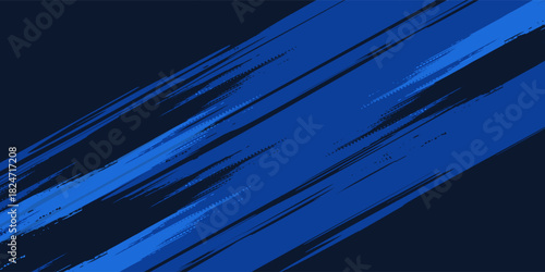 Blue gradient pattern grunge texture background. Pop art comic sports style vector illustration of dots.