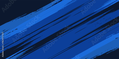 Blue gradient pattern grunge texture background. Pop art comic sports style vector illustration of dots.