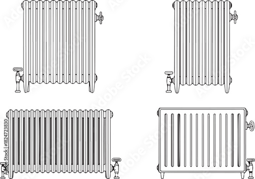 Vintage Radiator Designs: A Collection of Classic Heating Elements