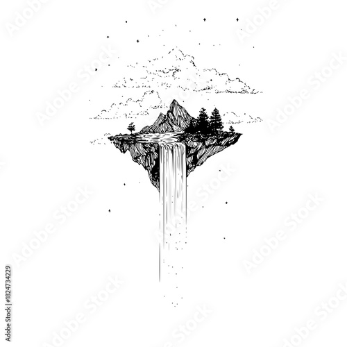 Solid Black Background - Abstract Dark Empty Space for Creative Design and Text Overlays