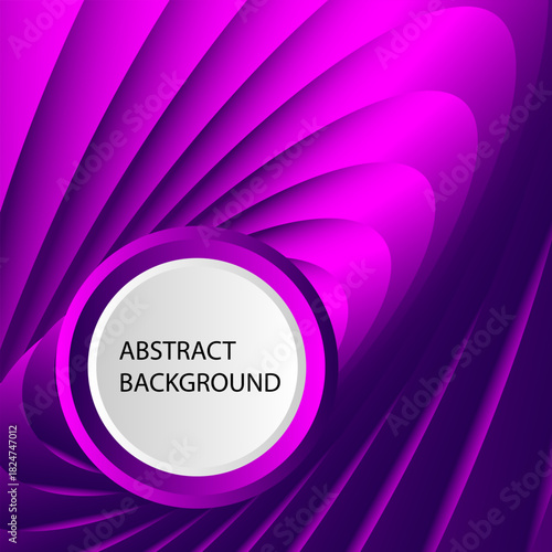 Abstract dynamic wirling vortex of gradient colors of purple background
