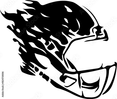 American football helmet vector illustration showing protective sports equipment