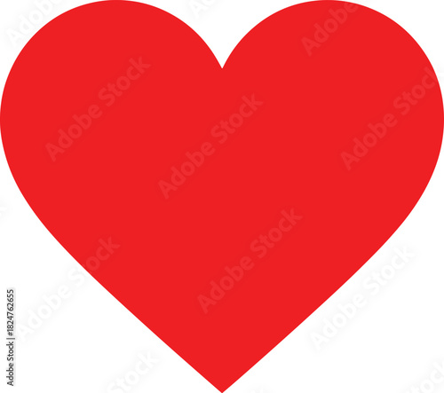 Free Download Red Heart Shape Icon on White Background love symbol - GFXLoad