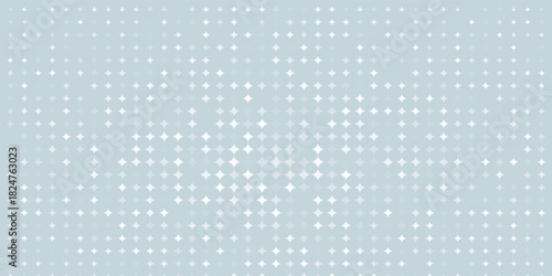 Christmas seamless pattern with snowflakes on a mint green background. Simple winter background design