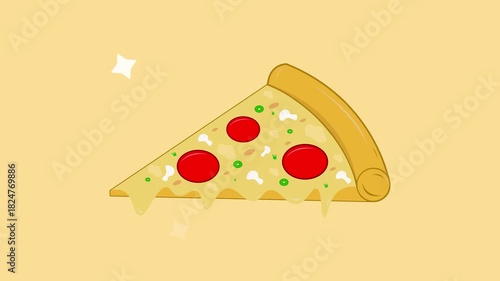 Pizza fast food cheese pizza italian dish pizza slice