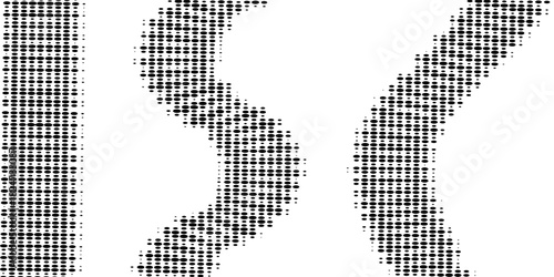 Top view of wavy curved and straight railways isolated on white background. Set of railroad tracks with rails and ties. Transportation infographic. Seamless vector illustrations.