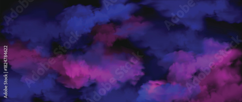 Blue and purple smoke mixing and swirling haze foggy stylish background