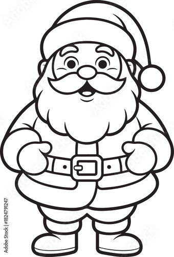 a santa claus cartoon charactera