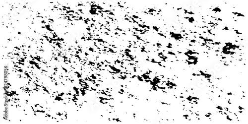 Distress urban overlay spotted concrete grain surface grainy noise rust wall grunge black splatter and white background. damaged chalk crack rough ink wall texture.	