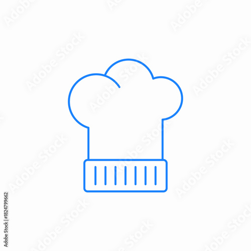 chef hat icon sign vector