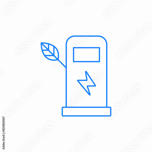 eco fuel icon sign vector