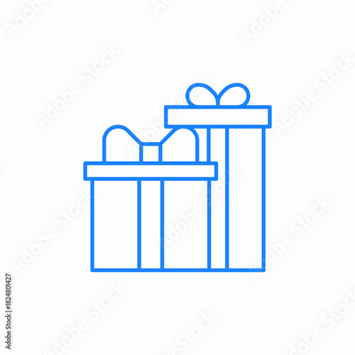 gift boxes icon sign vector