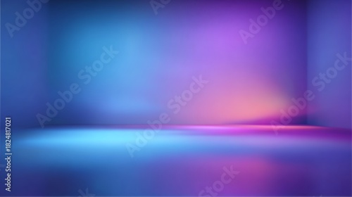 Soft blue-purple studio gradient with subtle depth lighting
