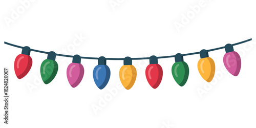 Festive string lights