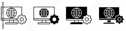 Technical support icon vector set. support illustration sign collection. support center symbol. Help logo.