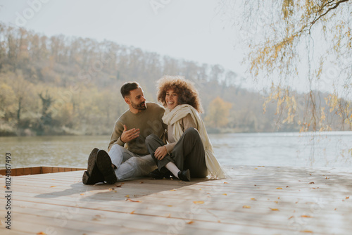 Couple enjoying a peaceful ...