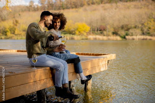 Couple enjoying a relaxing ...