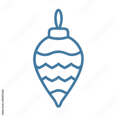 Christmas decoration icon vector