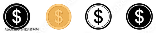 usd dollar symbol icon design