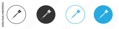 Dart icons logo vector EPS 10, flat vector illustrations