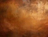 textured surface with muted copper gradient dissolving into warm brass tones featuring scratches and rustic appearance evokes sense of aged elegance