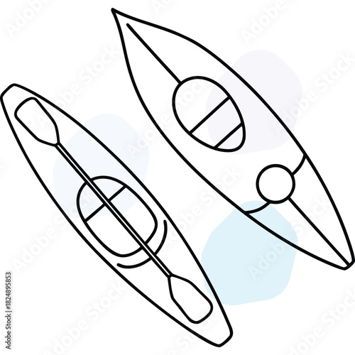 Minimal kayaks recreational design