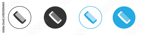 Hair brush icons logo vector EPS 10, flat vector illustrations