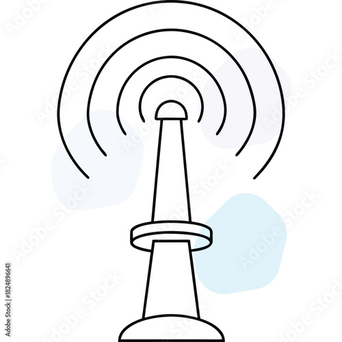 Wireless Communication Signal Icon