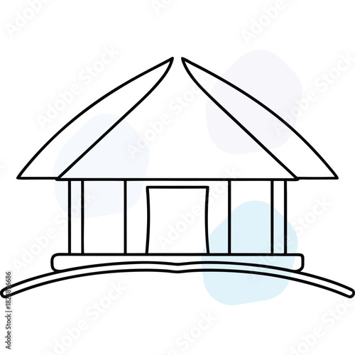 Simple Building Structure Icon