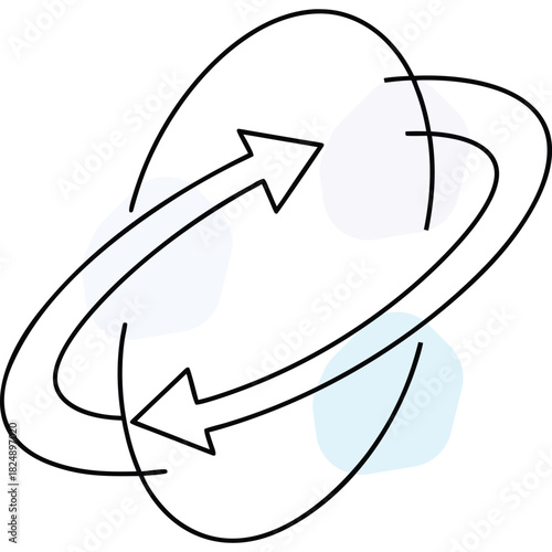 Refresh Cycle Symbol Graphic