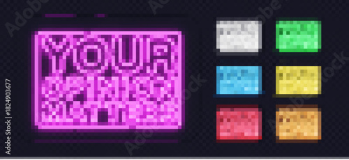 Glowing neon Your opinion matters signs in vibrant colors on a transparent background. Perfect for promoting launches, announcements, and modern digital campaigns.