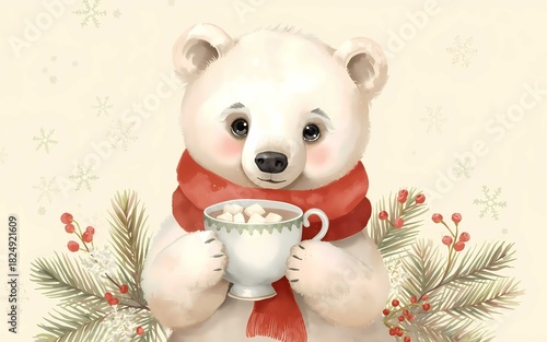 christmas teddy bear
