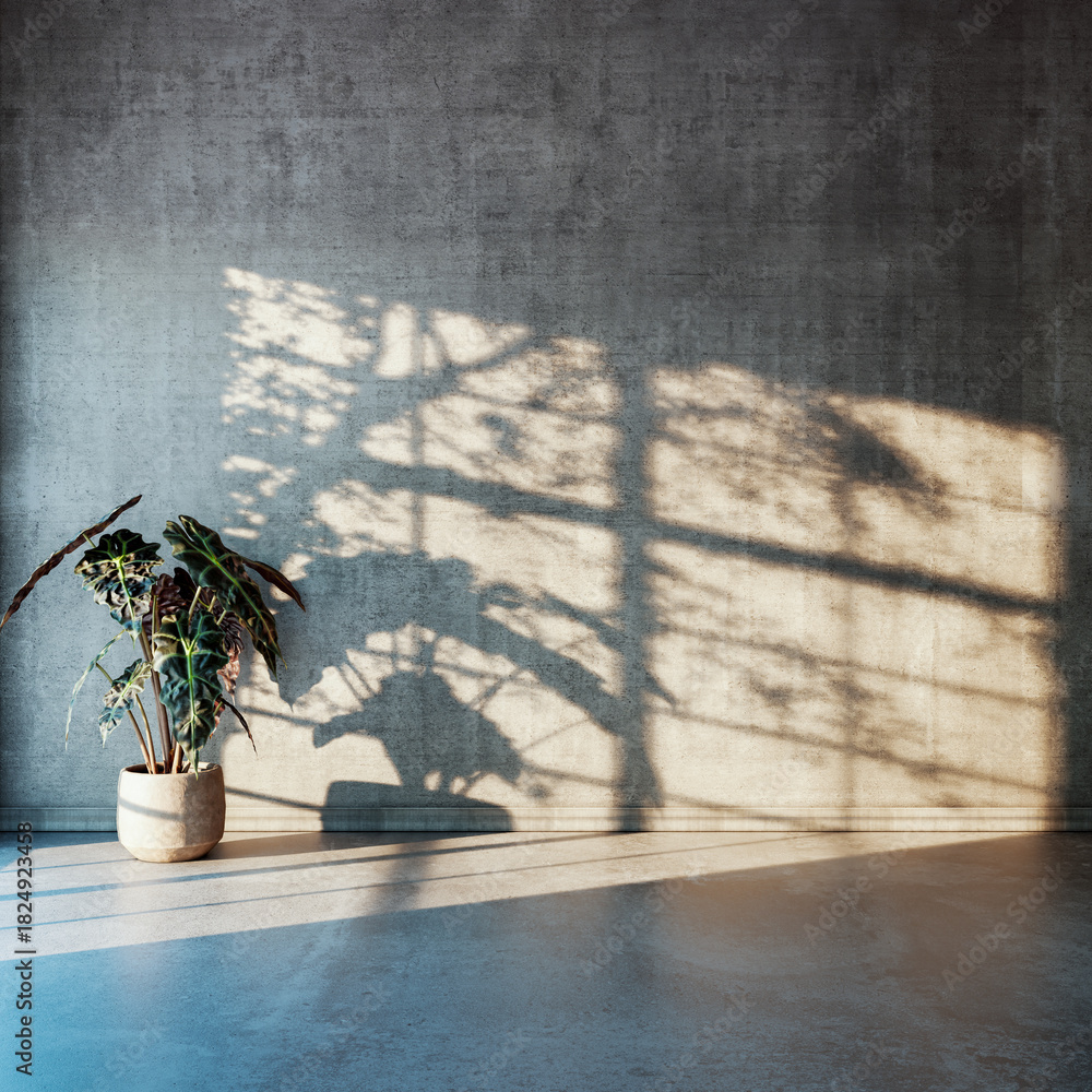 Fototapeta premium Large luxury modern bright interiors Living room mockup illustration 3D rendering image