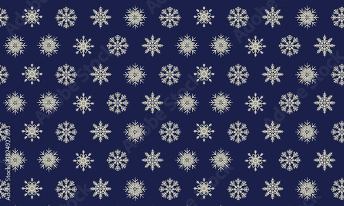 Snowflake seamless pattern. Christmas holyday pattern. snow vector illustration for packaging, textile
