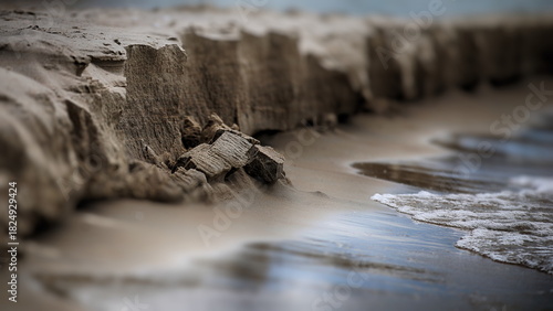 Fototapeta Naklejka Na Ścianę i Meble -  Sandy beach by the sea