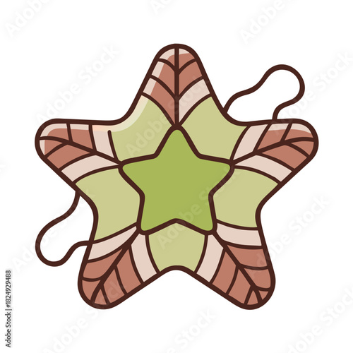 Knitted Star Icon