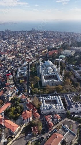 Wallpaper Mural Süleymaniye cami drone  Torontodigital.ca